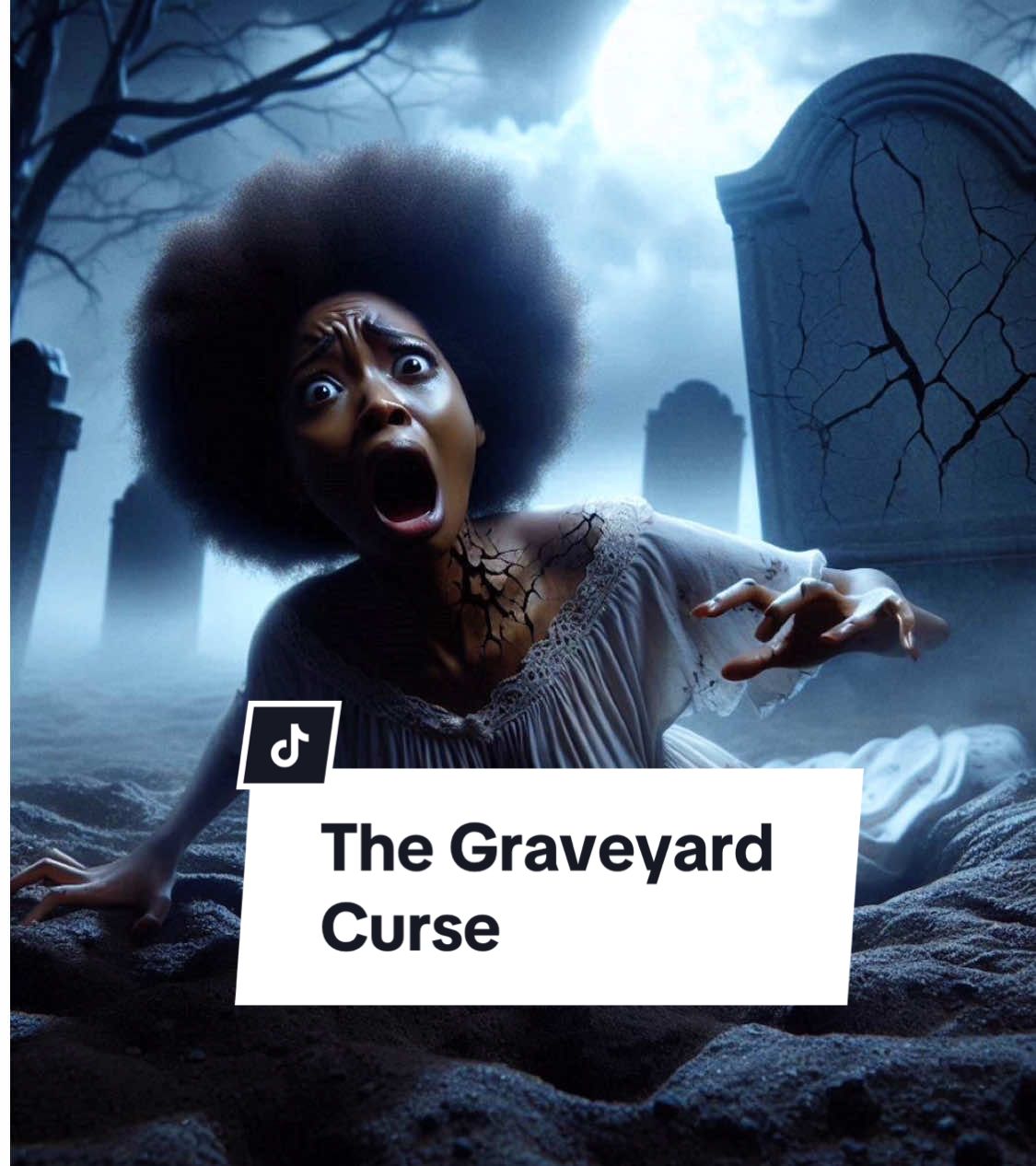 Why you shouldn’t urinate in a graveyard 😳 Click the l!nk in my bio for the full story ❤️ #africanfolktales #nigerianstories #darkstories #taleswithbarbee #creatorsearchinsights 