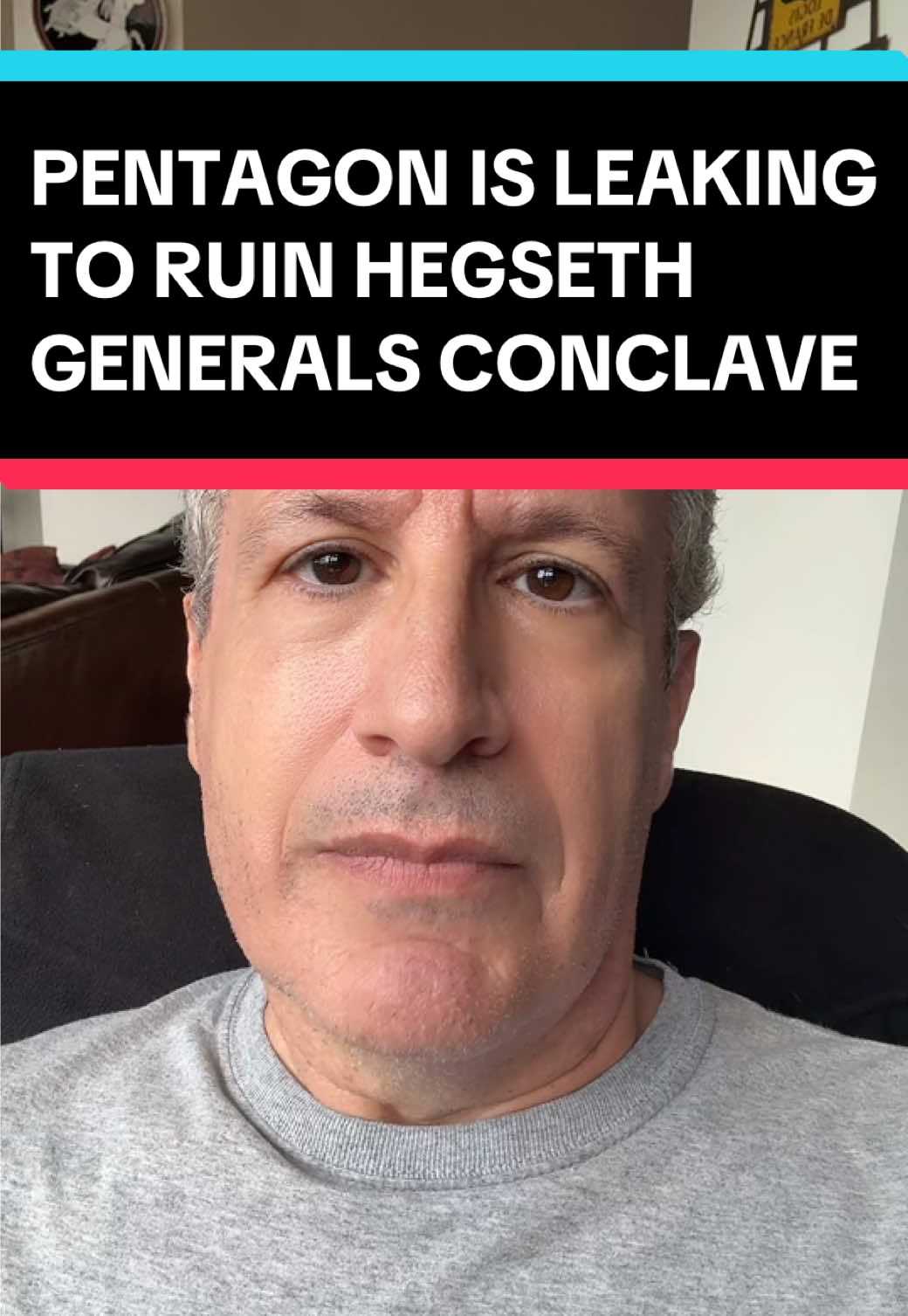 27SEP25 Someone inside the Pentagon is leaking details of Pete Hegseth’s secret conclave with the generals in order to make Hegseth look bad. #military #trump