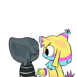 most normal interaction between them 🤭 #dandyworld #dw #dandyworldart #fyp #art #dandyworldblot #dandyworldlooey #dandyworldyatta #dandyworldcircustrio 