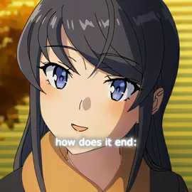 i miss how it began 💔💔 #アニメ #mai #seishunbutayarowabunnygirlsenpai #bunnygirlsenpai #hanasq