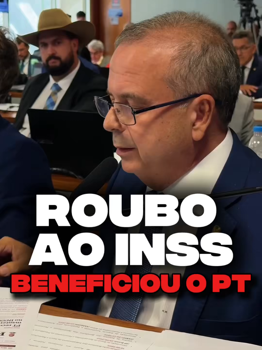 Um esquema fraudulento, montado sob o silêncio cúmplice do PT, saqueou os aposentados! Quem blindou a quadrilha sindical será confrontado pela verdade e cobrado pelo povo! #CPMIdoINSS  Assista à fala completa em nosso canal do YouTube. Link na Bio.