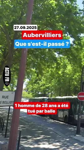 Un homme de 28 ans a été tué par balle dans la nuit de vendredi à samedi, à Paris. Les faits se sont déroulés vers 4 heures du matin, rue Émile Bollaert, près de la porte d’Aubervilliers.#faitsdivers #drame #aubervilliers93 #franceinfo 