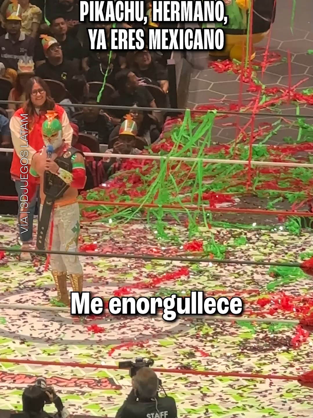 Así fue como terminó la experiencia Pokémon X CMLL... . . . . . . . . . #videojuegos #pokemon #cmll #pikachu #gaming #pokemonza #nintendo #viral #fyp