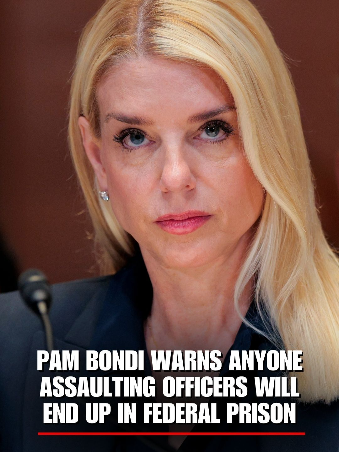 ‘ZERO TOLERANCE’: AG Pam Bondi says anyone who attacks or threatens federal agents will face federal charges, not charges in 