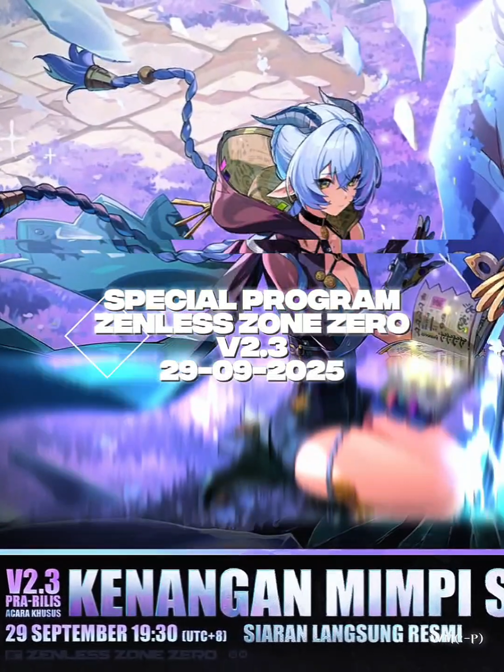First time it weekdays Special Program ZenlessZoneZero...  (ʘᴗʘ✿) #zzzero #zzzcreators #zzzvideo #lucia #zenlesszonezero 