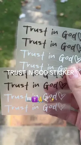 Every time I look in the mirror, I get this reminder to Trust in God 🙏✨ Such a simple way to keep my faith front and center every day!! Love these!!! #faithdecor #christianhome #trustingod #bibleverse #tiktokshopcreatorpicks 
