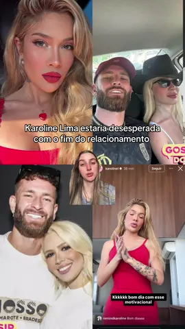 Karoline Lima estaria desesperada com o fim do relacionamento  #karolinelima #leopereira #fofocasdosfamosos #fofocas 