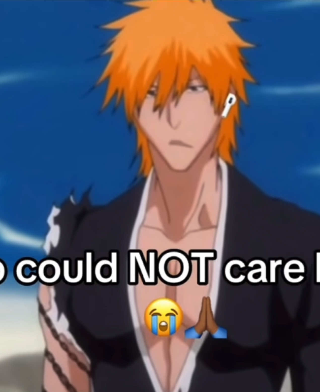 Bro take Aizen seriously 😭😭 #bleach #anime #fyp #meme #ichigo 