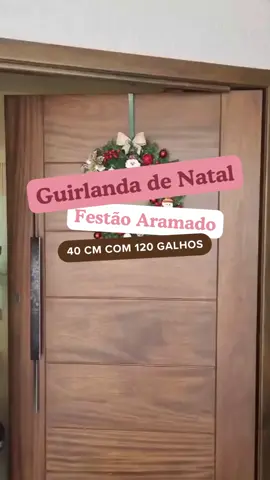 Guirlanda de Natal #achadinhos #achadosshopee #guirlanda #decoracao #decoracaodenatal 