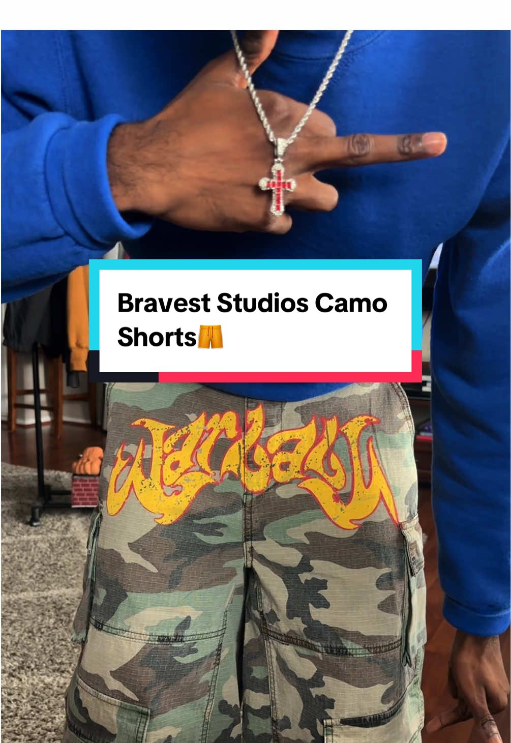 war baby shorts pressure⚔️🔥 #fashion #braveststudios #jorts #camojorts #baggyjorts @Bravest Studios 
