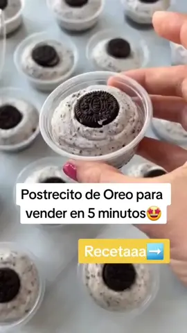 Deliciosa receta fácil para vender rápido 💕 ¡Sígueme para más recetas! #recetafacil #oreo #reposteria #emprendimiento 