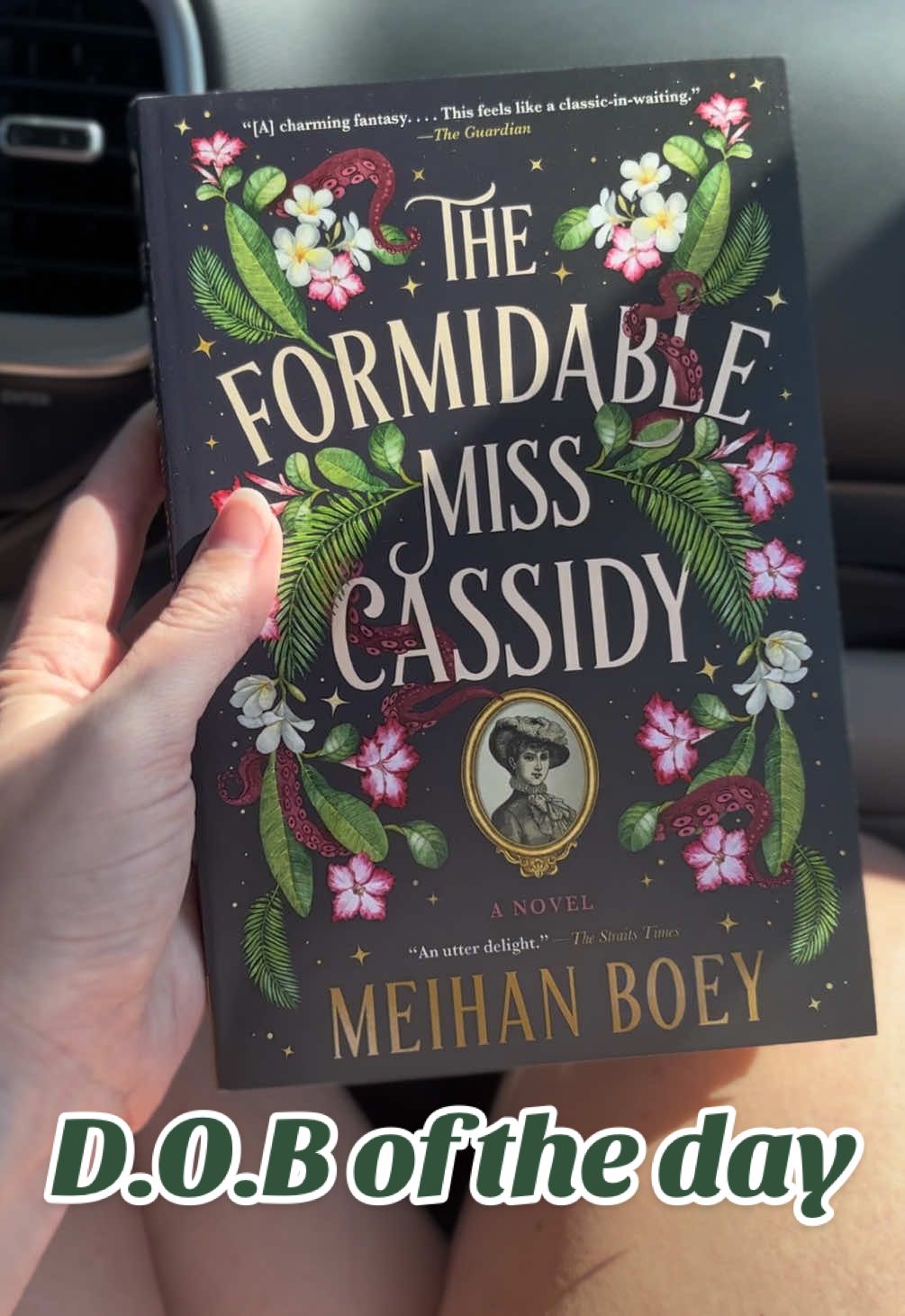 A little D.O.B of the day on my way to my nephews bday party 🫶🏻  I received a gifted copy of The Formidable Miss Cassidy written by @meihanboey_author   from @Harper Perennial and so far I’m really enjoying it!  #harperperennial #doboftheday #mysterybooks #booktokfyp #alaninu 