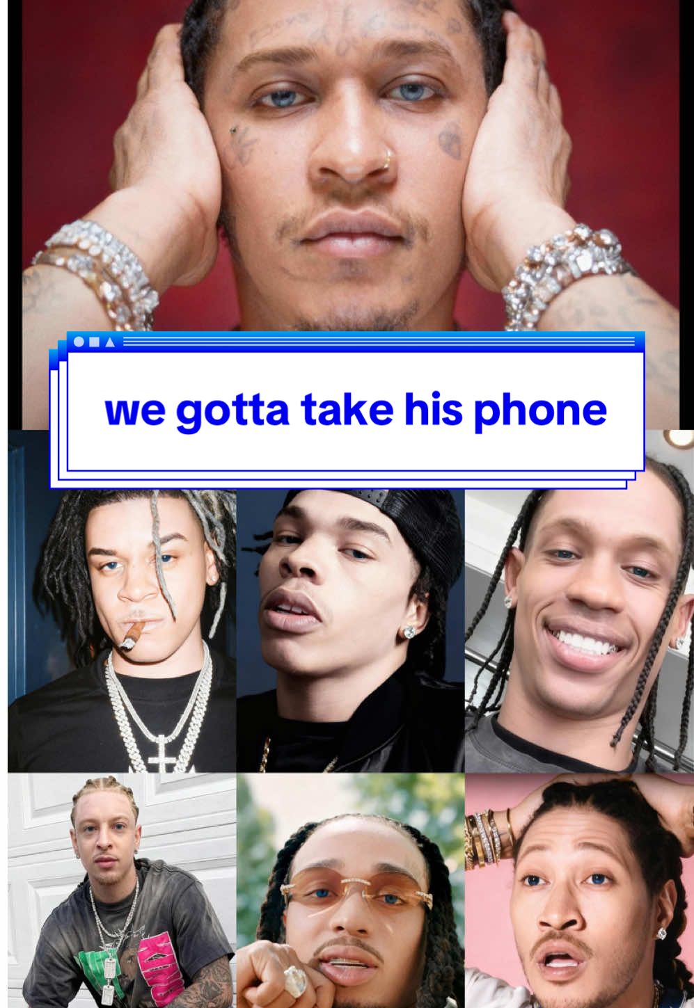 GloRilla really shook this man to his core to be doing all this… somebody check in on Young Thug and maybe take his phone too