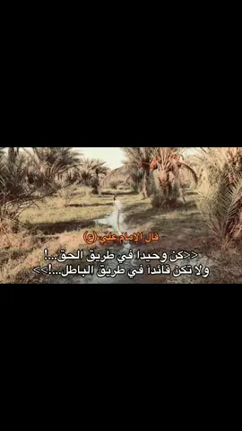 قال الإمام علي (ع) كن وحيدا في طريق الحق #حسين_بن_كربلاء #h_u_s7n #h_u_s7n2 #كربلاء_مدينة_العشق_والعاشقين🖤 #اقوال_الامام_علي_عليه_السلام #الامام_علي_بن_أبي_طالب_؏💙🔥 