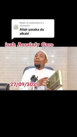 Replying to @mubarakhss #Assalafy 