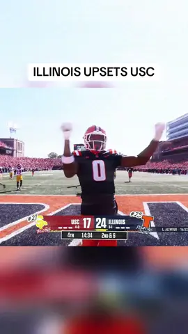 USC made a MASSIVE comeback but Illinois pulled off the upset!! #usc #illinois #CollegeFootball #comeback #football 