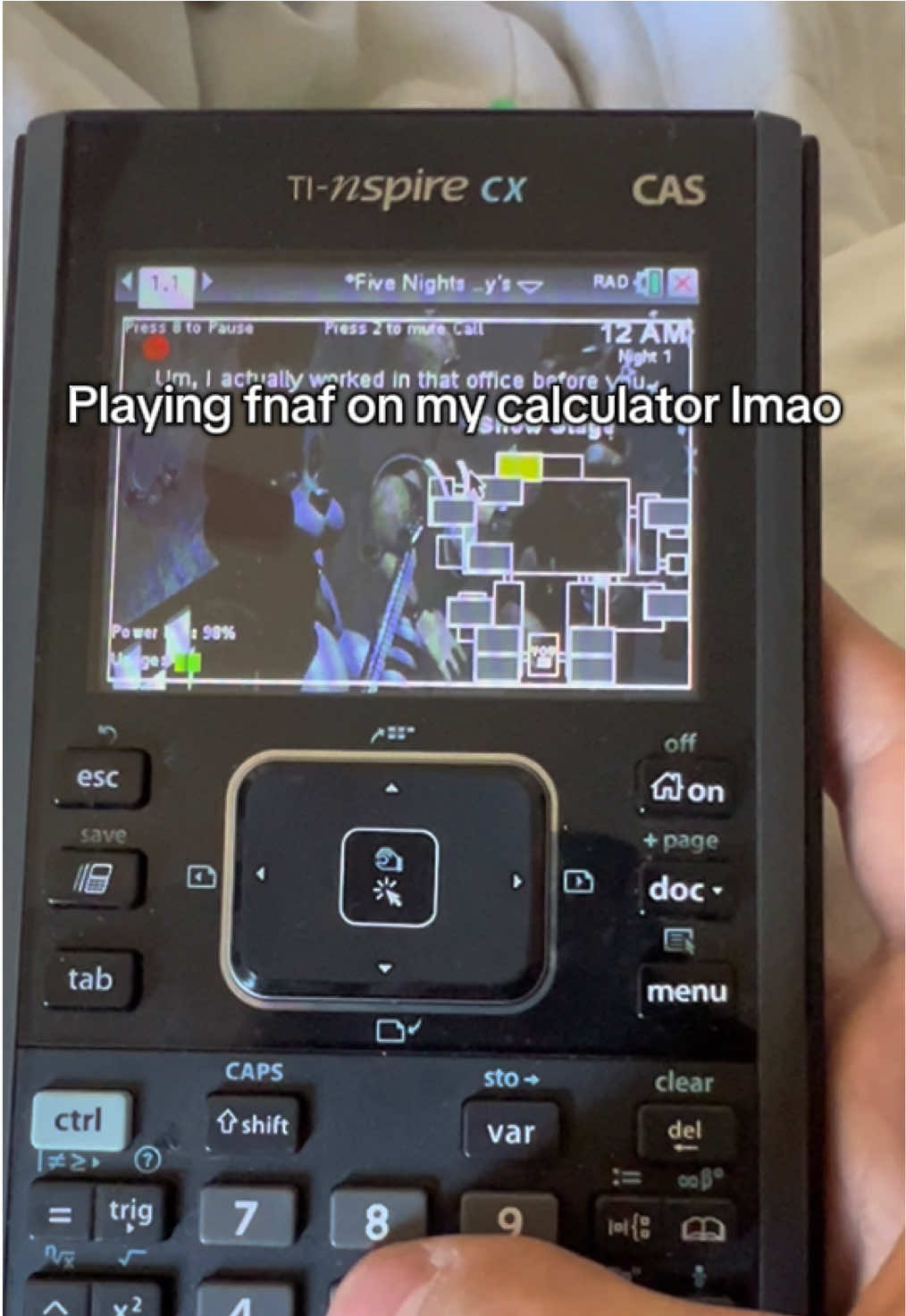 Fnaf on calculator ❤️‍🩹 #fnaf #fyp #memes #viral #trending 