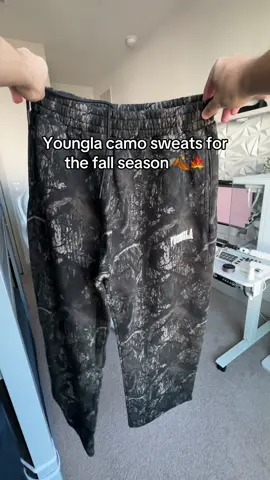 They just restocked these too. Comment ur height and weight for the right size #youngla #gym #camo #camosweats #fall 
