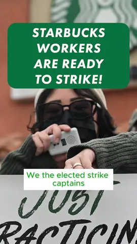 This holiday season @SBWorkersUnited members are READY TO STRIKE! Video from today in Santa Clarita, California. #ToBeAPartner #UnionsForAll 