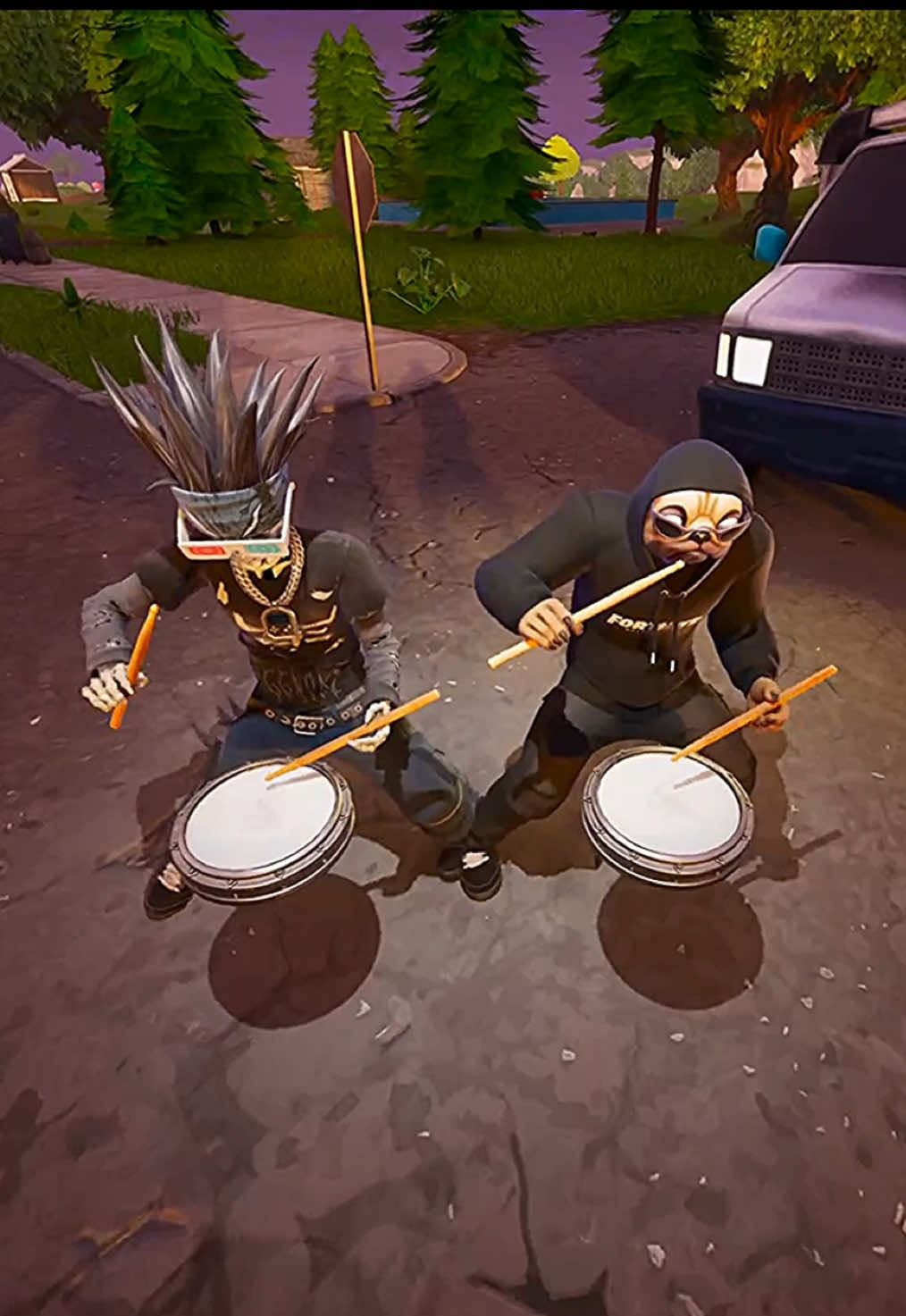 LEH GO! w/ @blvck spider 🥁 #fortnite #fyp #fortnitefyp #fortniteclips #dance 