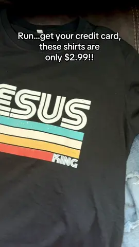 Softest shirts ever too! #Tshirt #Jesus #JesusIsKing #tiktokshop 