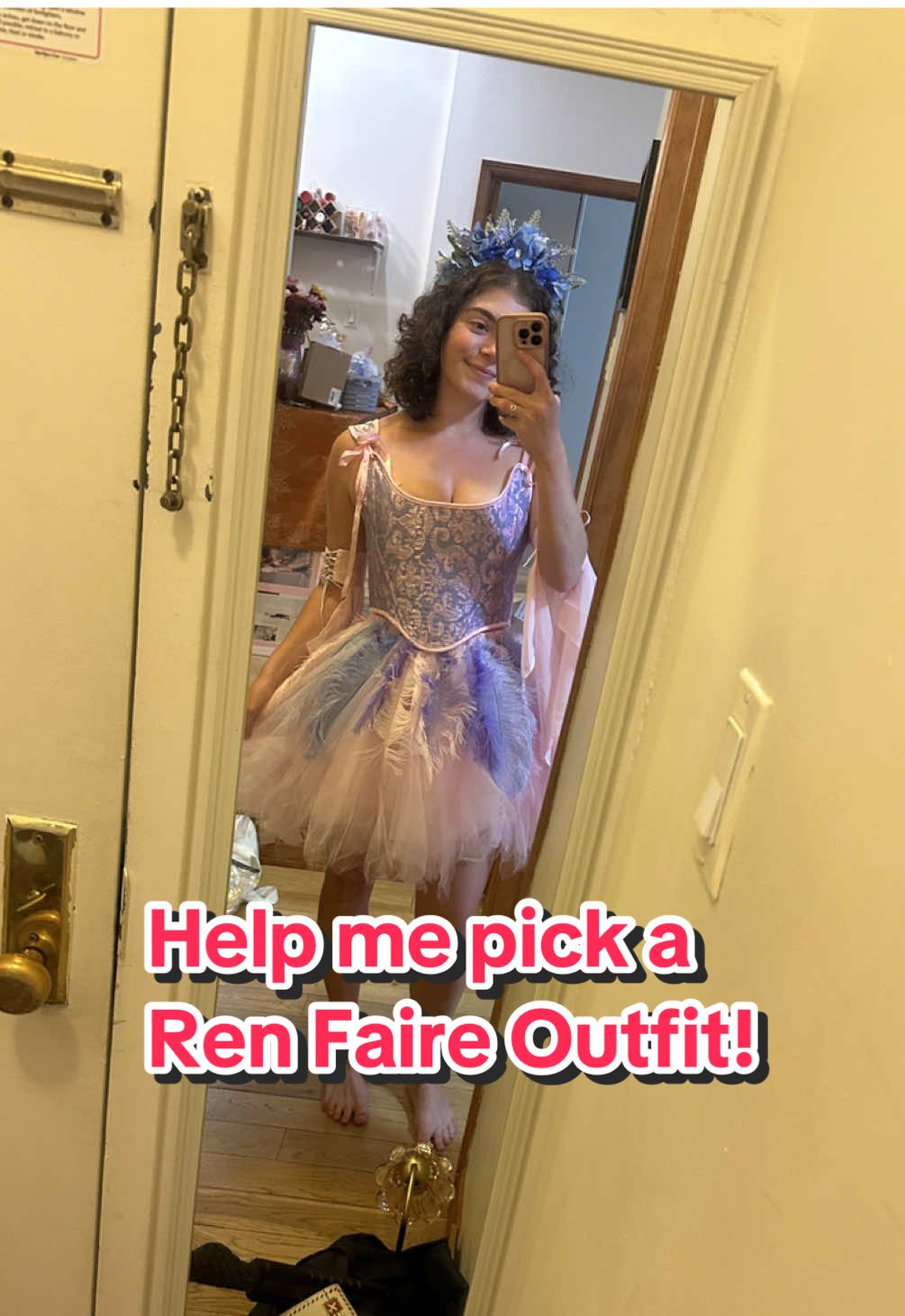 Someone please help because I literally can’t decide #renfaire #cosplay #fairy #renaissancefaire #fairycore 