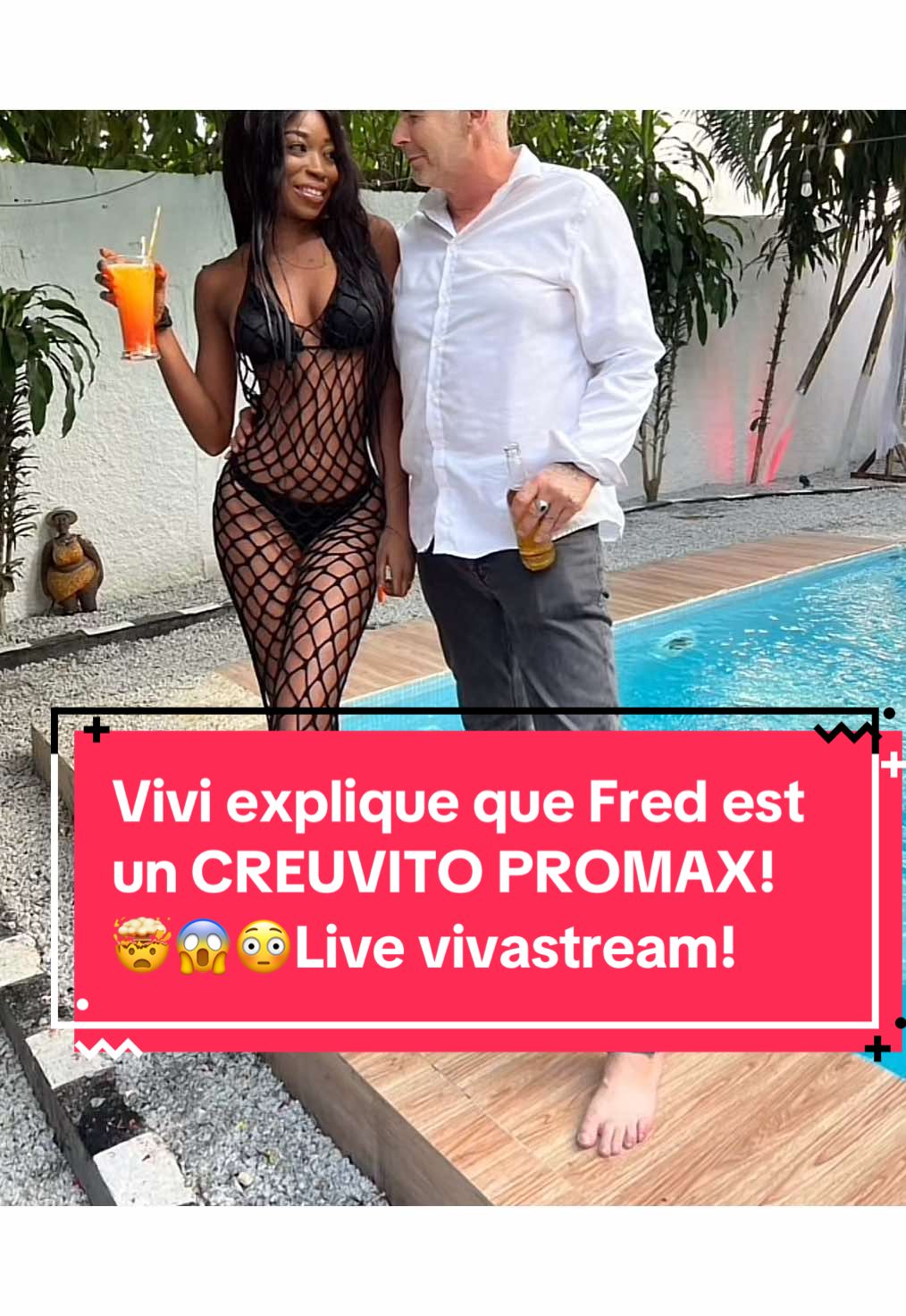 Ça chauffait la galère entre Vivi et Fred #vivietfred #vivietfred_separation #tiktokfrance🇨🇵 #tiktokcotedivoire🇨🇮 #vivietfredlive Selon Vivi Fred est un CREUVITO PROMAX