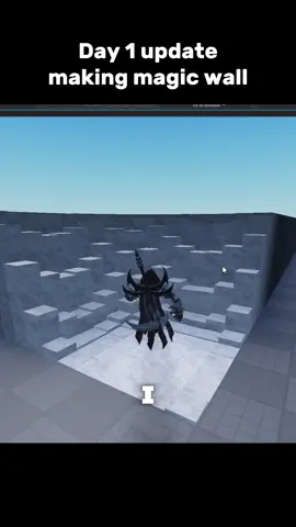 Making a magic wall for my roblox game day 1 #robloxdev #robloxfyp #robloxstudio 