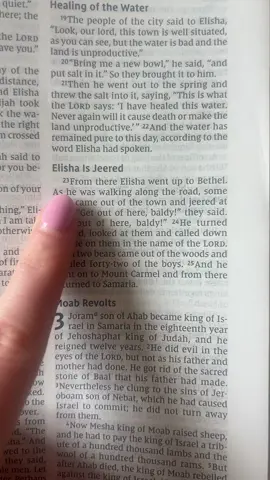 The Bible on being bald 
