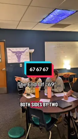 When one number ends, another will take its place… 😂 #67 #teach #teachersoftiktok #genalphaslang #teacherfyp 