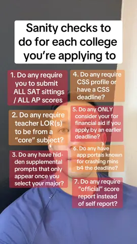 these catch too many seniors off guard every time . . . #highschool #senior #senioryear #collegeapps #collegeadmissions 