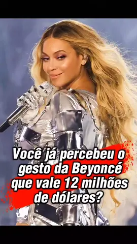 gesto da Beyoncé que vale 12 milhões. #curiosidades #beyonce #musica  #dança 