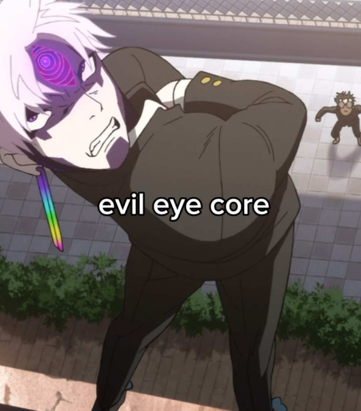 i think a lot of people forget the evil eye spirit is a literal child so stop sexualizing him it’s weird! ANYWAYS @🗑☂️ pigen mimi 👻👽 here you go tehe #dandadan #evileye #jiji #anime #fyp 