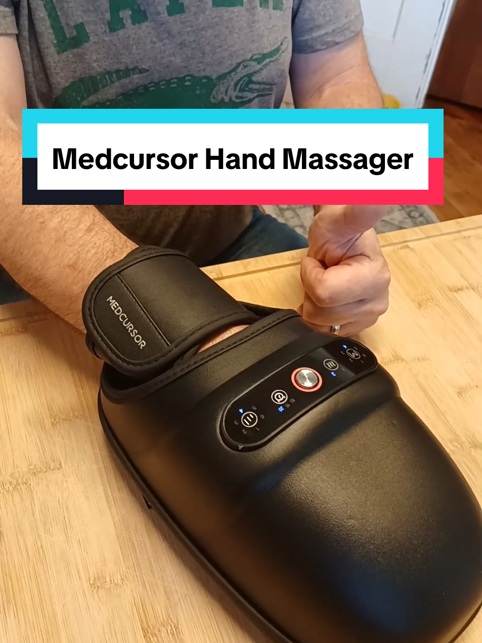 The Upgraded Medcursor Hand Massager now massages your wrist! #handmassager #carpaltunnelrelief #arthritisrelief #tiktokshopfalldealsforyou #tiktokshopblackfriday 