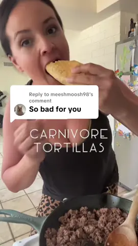 Replying to @meeshmoosh98 carnivore tortilla recipe #highproteinmeals #carnivorerecipes #ketorecipes 