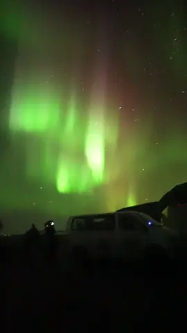 What just happened in Lofoten 😍 an insanely colourful Aurora show 💚🇳🇴 #nordlys #travelbucketlist #norway #lofoten #auroraborealis 