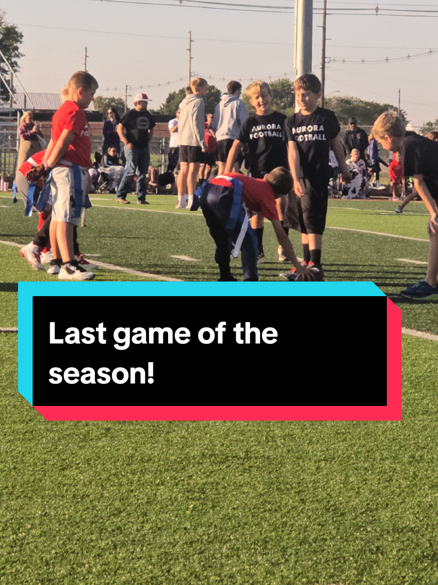 That's a wrap for Flag Football 25! He did great this year learned so much and improved greatly from last year! #sportstiktok #youthfootball 