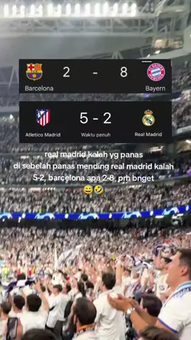 real madrid ada mendingan,  klo barcelona aduuh parah banget 🤣🤣🤣🔥💥#fypシ゚ #4upage #foryoupage #masukberandafyp #halamadrid 