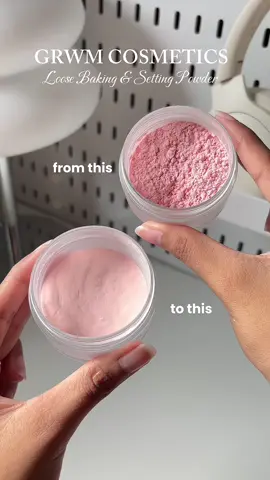 from fine to ULTRA BLUR loose baking & setting powder 🤩🥰 #grwm #loosepowder #cosmetics #beauty #fyp  @GRWM Cosmetics 