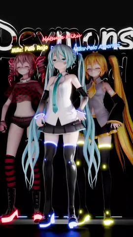 hatsune miku #miku #song #dance #viral #blender 