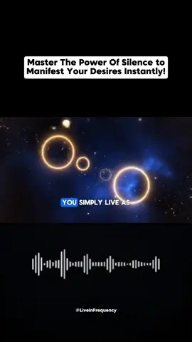 ✨ Silence is not empty — it’s the birthplace of creation. When you withdraw from noise, doubt, and chatter, you step into the frequency where manifestation happens instantly. 💡 In silence, you stop pushing and start receiving. In silence, you hear the whispers of your soul. In silence, your desires merge with certainty. 👉 Stop begging, stop forcing. 👉 Start embodying, start allowing. 👉 Let your stillness speak louder than words. The universe responds not to noise, but to frequency — and silence holds the highest power. Comment below: “My silence creates worlds.” 📖 Learn how to tune into the quiet force of vibration and manifest from stillness inside The Embodied Frequency — link in our Profile. . . @LiveInFrequency . . . . . #LiveInFrequency #SpiritualAwakening #ManifestationPower #EnergyAlignment #InnerPeace       
