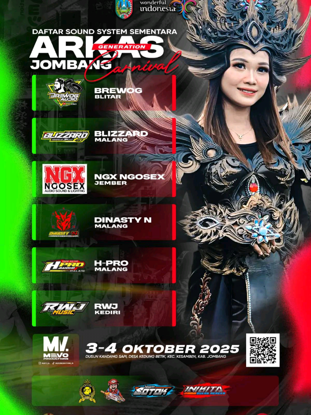 ARKAS GENERATION JOMBANG CARNAVAL  2025 🎊 🗓️ cek sound tgl 3 karnaval tgl 4 Oktober 2025 📍dusun kandangsapi desa Kedungbetik kec Kesamben Jombang  📢 Ojo lali disimpen Ben Ndak kliwatan bolo 📢🔥  #karnavalsoundsystem  #karnaval  #jombang 