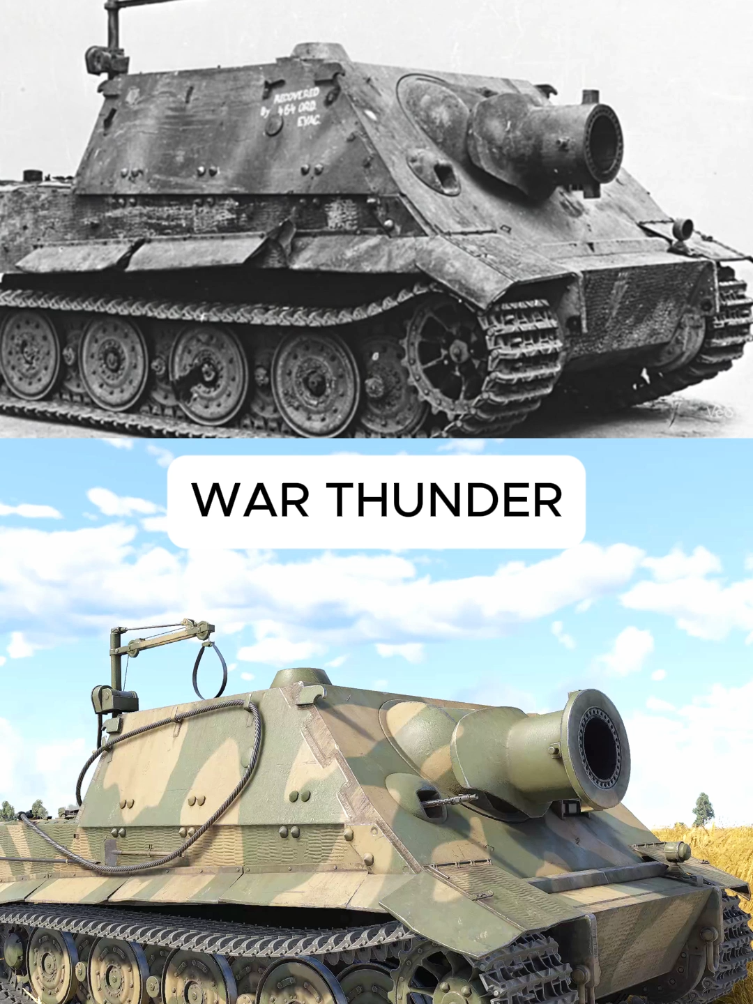 STURMTIGER Firing 380MM Cannon - War Thunder vs AI