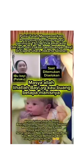 Sedih banget 😭 Bayi mungil ini ditemukan di selokan setelah dibuang ibunya. MasyaAllah masih hidup dan sangat cantik 😔 Semoga sehat selalu nak, tumbuh jadi anak yang kuat dan berakhlak baik 🤲 Jangan pernah menyerah, Allah selalu punya rencana indah untukmu ❤️ #sedihbanget #beritaviral #kisahnyata #bayicantik #masyaallah