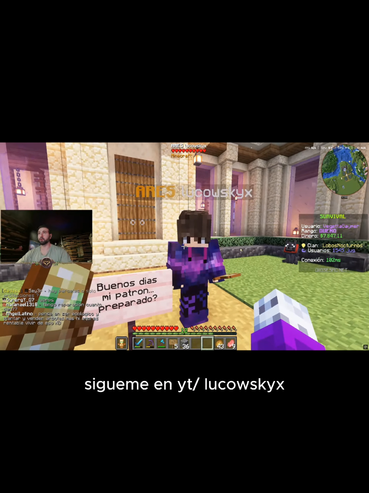 Estoy tan feliz!!! Es un sueño todo esto 🫶🏻💜 Gracias por el apoyo e intentaré traer más detrás de cámaras de lo que es la preparación de los directos de @VEGETTA777