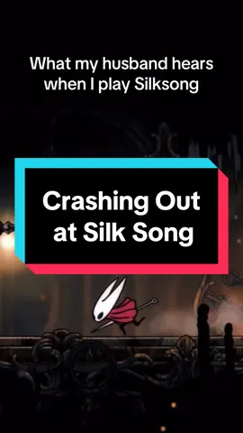 The only game that makes me crash out like no other 🥲 #silksong #hollowknight #gaming #videogames #teamcherry 