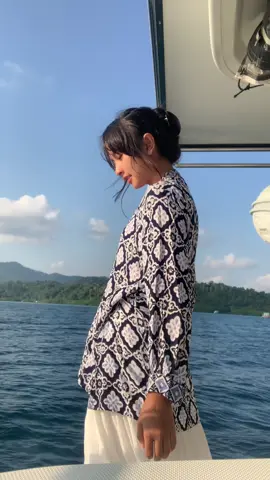 Batik on a boat