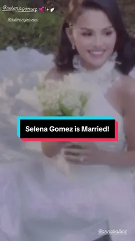 Just Married 💍 Congratulations to Selena Gomez and Benny Blanco, who tied the knot in Santa Barbara earlier today.  📸:  @petrafcollins