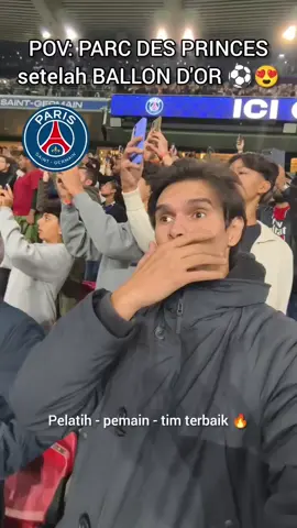 Undangan VIP + ceremony Ballon D'or di Parc Des Princes. Merci PSG 🔥 #psg #ousmanedembelle #ballondor #paris