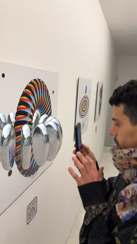 Una de mis obras con realidad aumentada- One of my augmented reality pieces. #parratoro #AugmentedReality #ARArt #digitalsculpture #3dart 